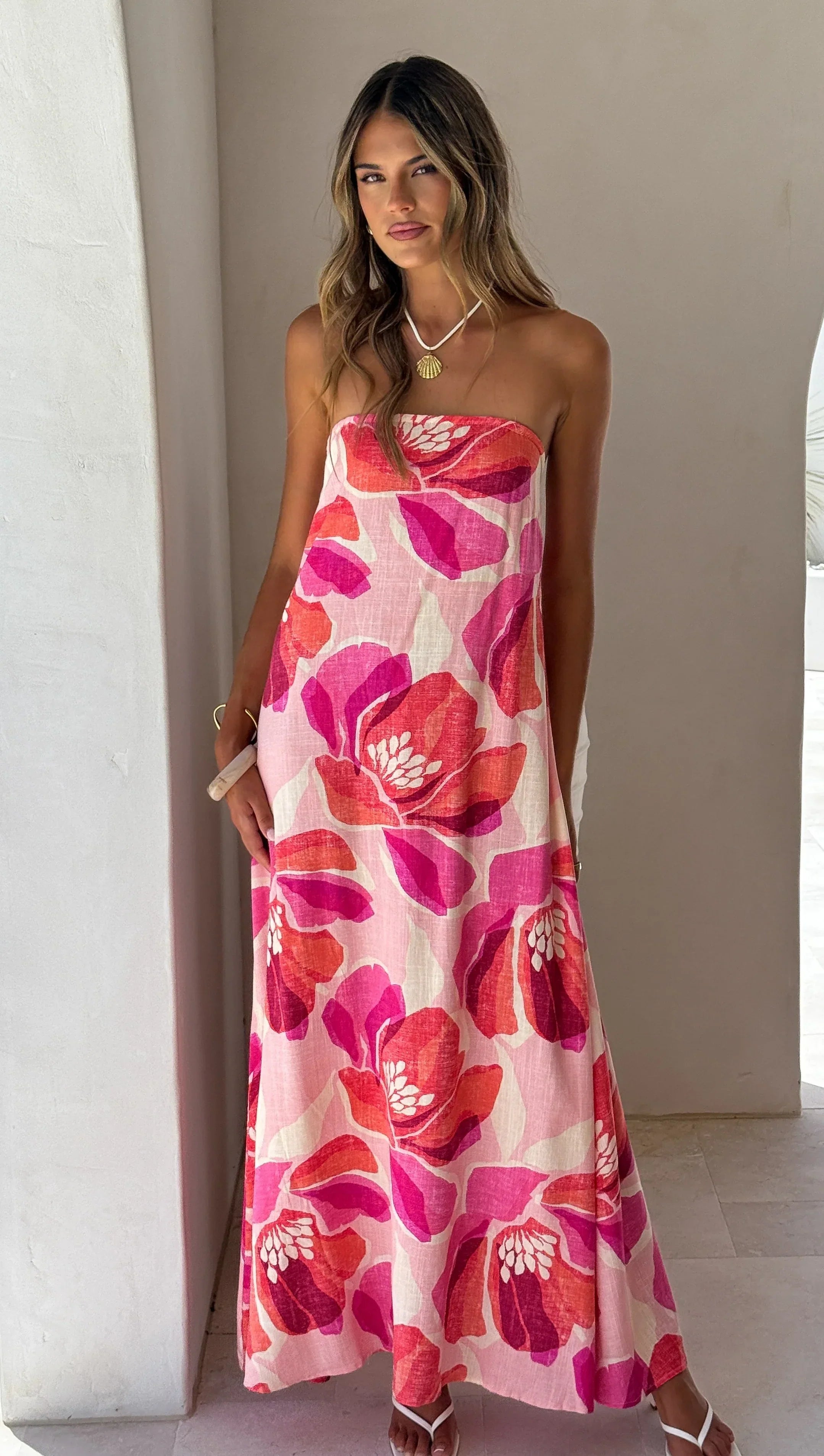 Luna Maxi Dress - Rosalie Print