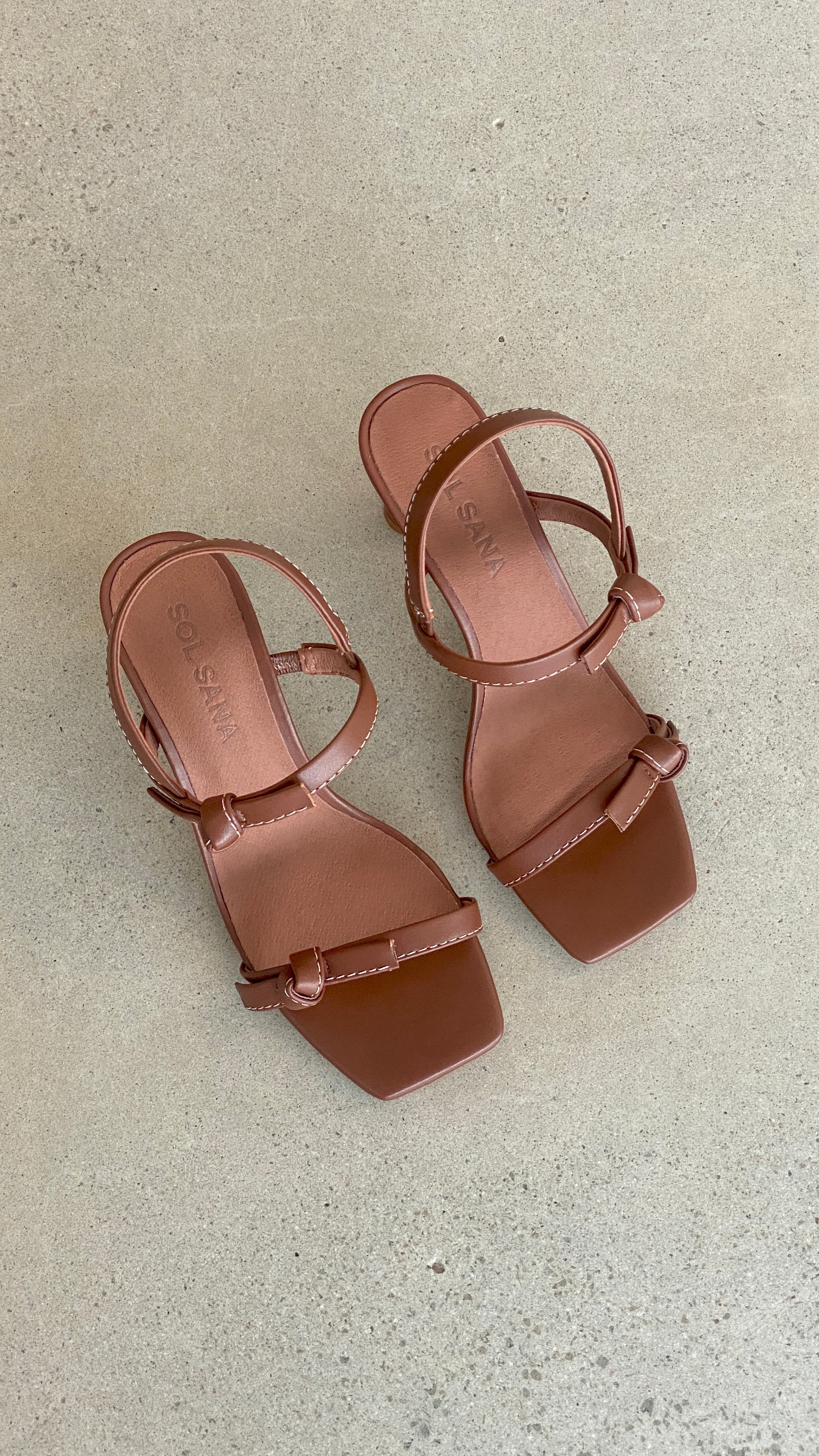 Sol Sana Manzoni Heel - Cognac